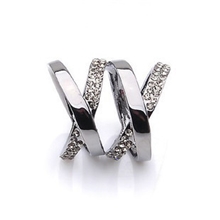 水钻丝巾筒丝巾圈时尚韩国丝巾扣水晶女B0089