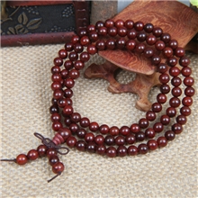 【特价】供应批发保真印度小叶紫檀6mm*108粒佛珠手链手饰念珠