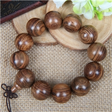 厂家直销批发精美顺纹猫眼黑花梨2.0cm*12粒佛珠手链手串