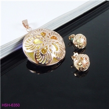 外贸首饰批发，厂家直销不锈钢耳钉吊坠套装欧美热销款