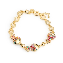 炫科迪镶嵌奥地利水钻水晶手链批发淘宝爆款小丑鱼生产厂家