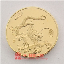 厂家定制纯金纯银纪念章纪念币蛇年纪念币