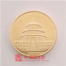 深圳纪念章加工纪念币铸造专业生产各种纯金纯银纪念章纪念币