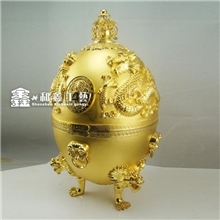 深圳鑫和鑫专业定做纯金镀金金蛋礼品金蛋金蛋批发金蛋定做
