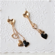 【心心相印】耳环、耳钉、耳坠|创意小礼品|韩国风情个性饰品