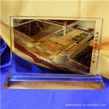 供应水晶影像影印水晶相框水晶礼品定制【可定做各种相片】