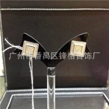 供应925纯银吊坠，微镶耳环，电镀白金，24K，玫瑰金耳环