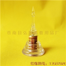 [弘慧]亚克力舍利塔佛塔经塔内配微缩经书（A型A0）（200号）