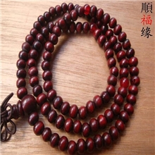 厂家供应108颗紫檀木佛珠108颗紫檀念珠手链手串8mm