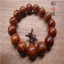 厂家直销15mm佛珠批发天然海南花梨木饰品手串佛珠&middot;念珠