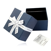 高档时尚饰品包装盒双层海绵礼品盒子蝴蝶结首饰盒饰品盒批发