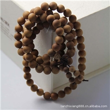 【檀之香】精品斐济檀香佛珠8MM*108粒老檀香树根老料斐济檀香