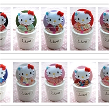 厂家直销日本和风笑梦琉系列HELLOKITTY和服粉色手柄镜