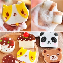 韩国可爱小动物/甜美糕点沐浴海绵/浴擦/百洁布