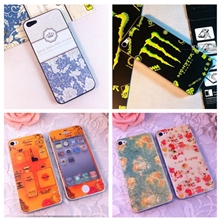 RJ手机膜iphone4保护膜苹果5贴膜手机贴纸4s彩膜手机配件卡通批发