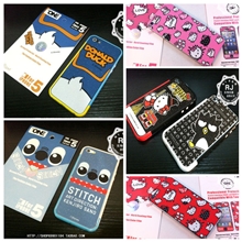 厂家尾单清货闪钻苹果5卡通贴膜iphone4手机贴纸4s保护膜批发