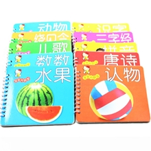 热销儿童图书睡前故事书撕不烂识字卡片宝宝开始学儿童书籍