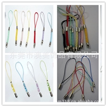 厂家供应手机挂绳挂带镶钻手机挂绳电子烟手机挂绳展会挂绳