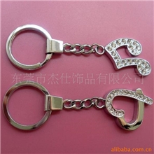 供应金属匙扣饰品批发心型挂件