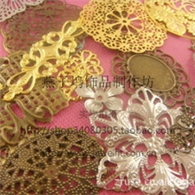 DIY饰品配件混款混色大花片随机发送15元80克金属片