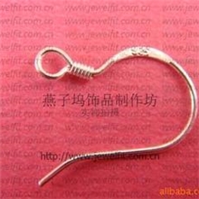 DIY饰品配件纯银耳钩925银耳钩配件35元200个