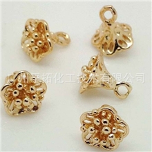 DIY首饰项链手链配件佛牌配件精致小莲蓬持久保色防过敏