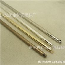 DIY手作饰品配件纯铜直杆发簪镀青古铜一包30支