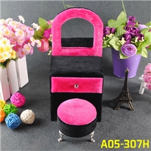 沙发绒布首饰盒珠宝盒婚庆礼品女朋友礼物嫁妆A05-307H