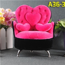 厂家直销沙发首饰盒丝绒饰品盒婚庆嫁妆伴娘礼品A36-307H