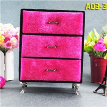 正品迷你家具首饰盒饰品收纳盒化妆盒情人节礼物A03-307H