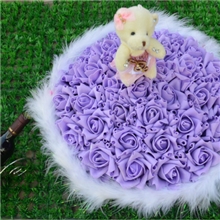 品牌加盟小商品创意礼品鲜花批发单只小熊花束卡通花束