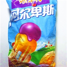 休闲零食阿尔卑斯双享棒棒糖四种口味批发268.8g袋*6包*48支糖