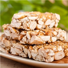 精品花生酥代理批发小溪村绿茶花生酥茶点食品250g独立小包装