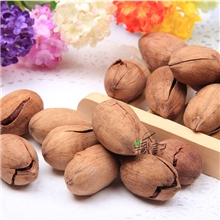 【供应批发】中尖长寿果薄壳手剥开口碧根果坚果零食250g