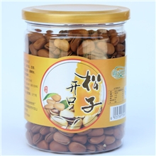 【一件代发-味克庄园】临安坚果特产特级东北开口松子250g/桶