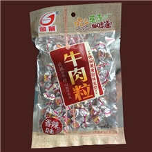 批发供应特产零食香辣牛肉粒60g/袋