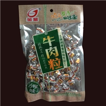 批发供应特产零食品沙嗲牛肉粒/牛肉干60g