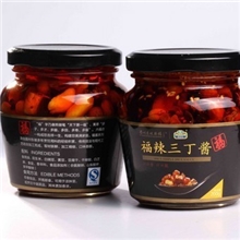 供应四川特产地道川味王家渡眉山东坡福辣三丁酱190g佐餐佳品