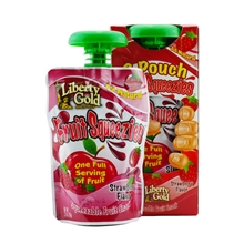 美国进口食品草莓味苹果泥2*99g果蔬泥婴幼儿辅食