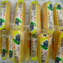 休闲食品，蓝莓奶昔香蕉船第一棒手指面包一箱5斤面包批发