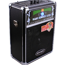 爱歌Q60广场舞晨练移动大功率户外音响电瓶音箱动态显示屏插卡