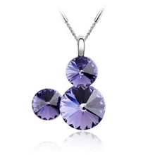 小饰品批发水晶饰品厂家直销奥地利水晶项链欢乐米奇