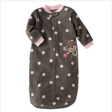 carter's外贸原单摇粒绒睡袋睡袍抱毯