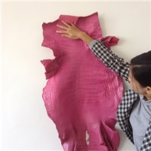 桃红色鳄鱼皮