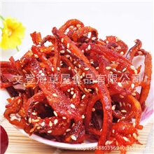 香辣鳗鱼丝蜜汁鳗鱼条250g休闲食品零食烤鱼片鱿鱼丝厂家散装批发