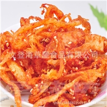 碳烤香辣味鱿鱼丝250g休闲食品零食烤鱼片鱿鱼丝厂家散装批发
