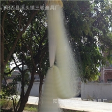 【渔网批发】三层粘渔网高1.5m长80m5指3层急流专用加重型