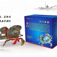 正宗三门青蟹单只3-5两母螃蟹海八味冷冻海鲜礼包冷鲜食品