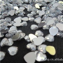 亚克力平面桃心8mm