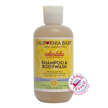 美国CaliforniaBaby加州宝宝金盏草洗发沐浴露/缓解湿疹251ml